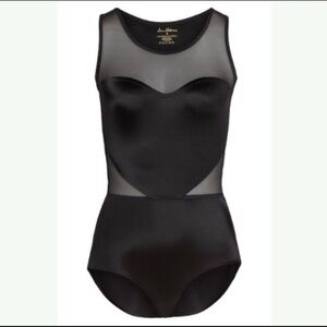 Sam Edelman Black Mesh Bodysuit